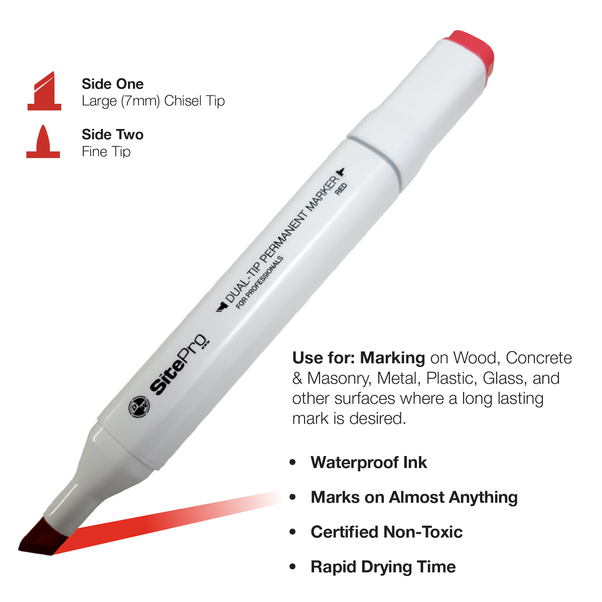 Permanent Marker For Professionals (#17-PM220-R)
